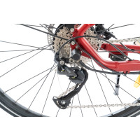 28 Zoll E-Bike eTrekkingrad CHRISSON eSARGOS Gent mit 9G SHIMANO 14Ah Samsung giftrot matt
