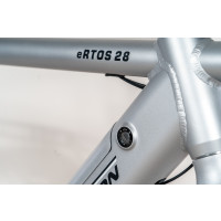 28 Zoll E-Bike eCityrad CHRISSON ERTOS 28 Unisex  mit 9G SHIMANO 13Ah Samsung Aluminium Grey 