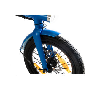 16 Zoll E-Bike Klapprad CHRISSON ERTOS16 2.0 mit 7 Gang Shimano Tourney blau matt