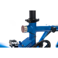 16 Zoll E-Bike Klapprad CHRISSON ERTOS16 2.0 mit 7 Gang Shimano Tourney blau matt