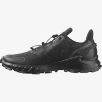 Herren Trail- Running Schuhe SALOMON SUPER CROSS 4 schwarz UVP 130 Eur