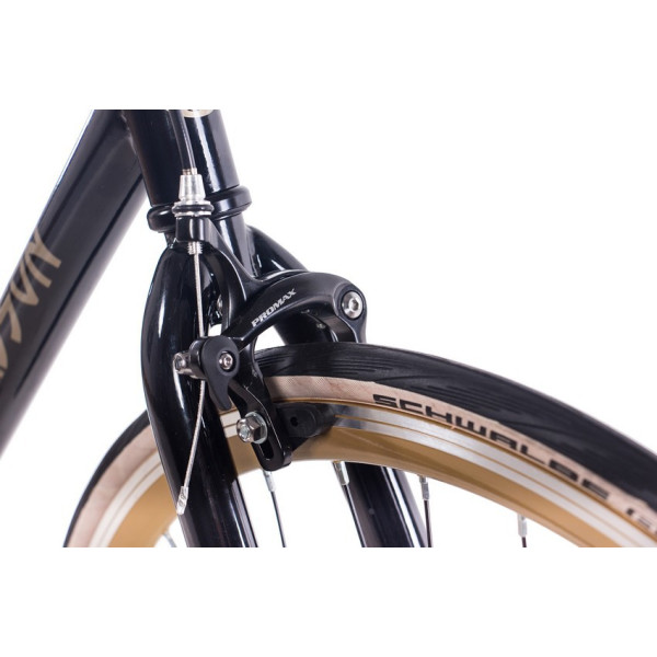 28 Zoll Singlespeed Fixie Bike CHRISSON FG FLAT 1.0 schwarz-gold